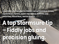 A top Stormsure tip – Fiddly jobs and precision gluing