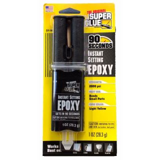 Super Glue® 90 Second Instant Setting Epoxy 1 oz syringe