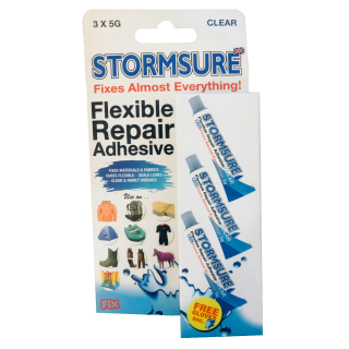stormsure flexible repair adhesive 3x5g blister